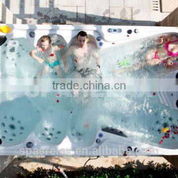 CE Approved Freestanding Swimming Pool Outdoor Swim Spa Above Ground Spa Pool photo-2