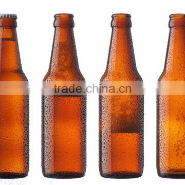Wholesale High Quality Amber Glass Beer Bottle