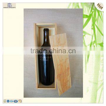 Wholesale Customized Laser Engraved Logo Pattern Wine Box photo-6