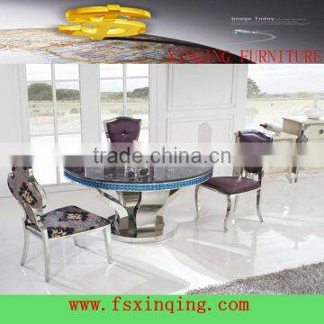 2013 New latest marble top round dining table TH369