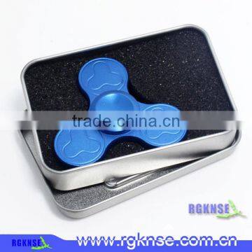 Aluminum Tri Spinner Fidget Metal Tri-spinner High Speed Long Time Hand Finger Spinner Toy photo-2