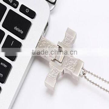 Newest Metal Cross Design OTG USB Usb Flash Drive for IPhone Otg Pen Drive for IOS photo-4