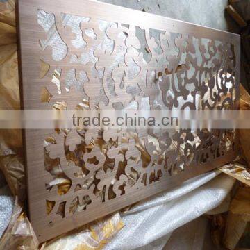 Hotel Restaurant Inner Decoration Aluminium Interior Decorative Wall Panel