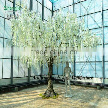 SJ15001027 Artificial Wisteria Flower Plant Silk Flower Tree With Factory Price photo-4