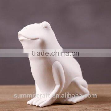 Miniature Ceramic Porcelain Animal Ceramic Frog Figurines photo-3