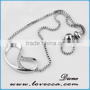 White Gold Plated Wedding Jewelry Bracelet Bridesmaid Gift Micro Pave Zircon Jewelry Bracelet photo-2