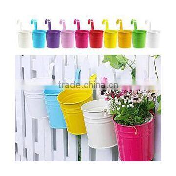 Newest Ourdoor Garden Metal Flower Pot Hanging Planter photo-2