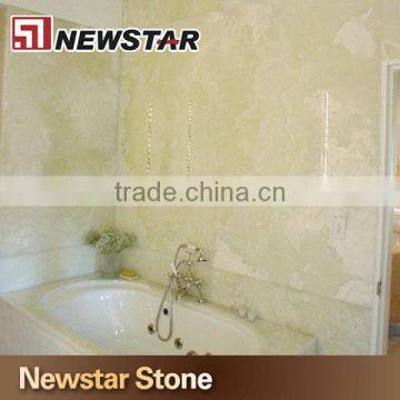 Newstar Chinese Polished Marble Stone Shower Wall Bathroom Marble Wall photo-2