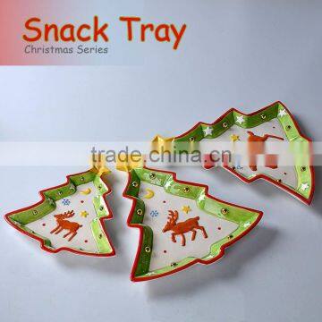 Christmas Tree Snack Plate