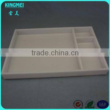 Shenzhen Supplier Black Plexiglass Tea Holder Tray Best Selling Cube Plastic Tray for Teapot photo-3
