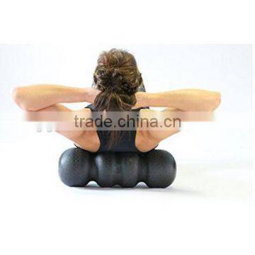 New 5-in-1 Black PRO Most Efficient & Comfortable Foam Roller Perfect Size Leg & Back Massage Roller photo-2