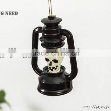Modern Small Plastic LED Skull Table Lamp Halloween Hanging Decoration photo-3