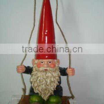 Newest Polyresin Labor Dwarf Decorative Garden Statue