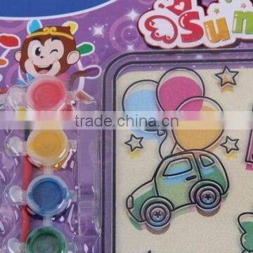 2017 Hot Cake Gift Pattern Color Painting Book With Pigment, Paint Brush photo-3