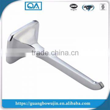 taizhou guangbo Chrome finish solid brass wall mount clothes, coat, hat hook