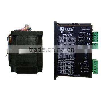 Leadshine 3 phase stepper motor 863S42 and stepper driver 3ND583 for for Y AXIS 1318 1325 machine