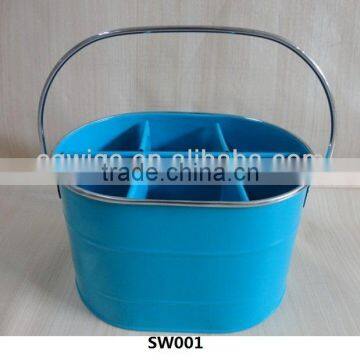 HOT-SALE blue metal ice bucket