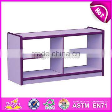 Wholesale Cheap Children Furniture Shelf Wood Hollow Cabinets W08C191 photo-2