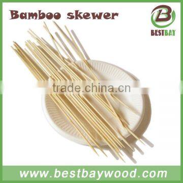 rotating bbq skewer/ Factory Directly Manufacturing disposable bbq Bamboo Skewers