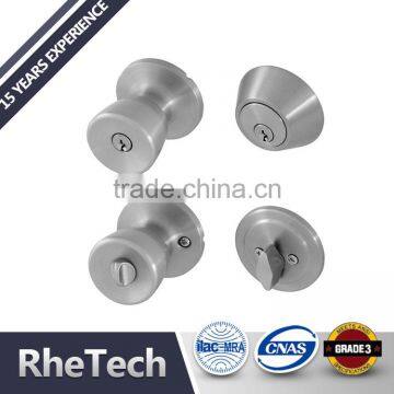 More Popular Stainless Steel Combo Locket, Entrance Round Knob Tubular Lock and Single Cylinder Deadbolt photo-2