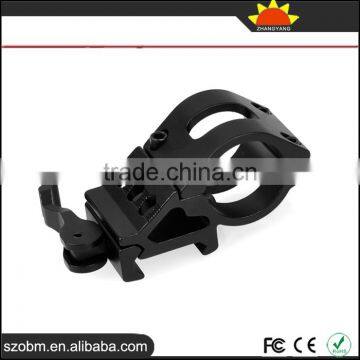 KC3008 Aluminum Alloy 30mm Ring 20mm Weaver Rail Mount For Gun,Quick Disassembly 21mm Flashlight/Scope Mount photo-4