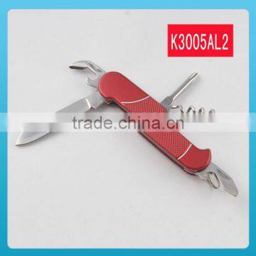 2014 Newest high quality stainless steel pocket multi knife tools K3005AL2