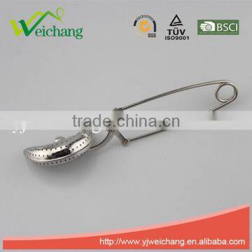 WCJ1070 Good Quality Stainless Steel Tea Tools Tea Strainer Tea Infuser Heart Shape Long Handle Tea Ball photo-2