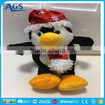 2017 new design christmas plush toy gent penguin hot sale festival toy