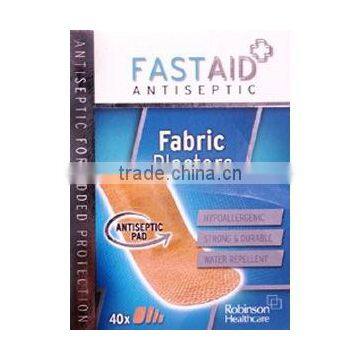 FASTAID + ANTIBACTERIAL BARRIER FABRIC 40 PIECES