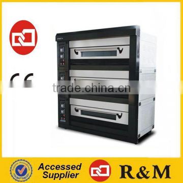 Durable commercial bread gas oven with15 trays / pans