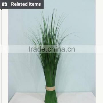 Real Looking Small Vivid Onion Artificial Potted Grass for Hotel Decoration photo-6