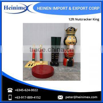 12ft Fiberglass Nutcracker King - Christmas Decoration Supplies photo-3