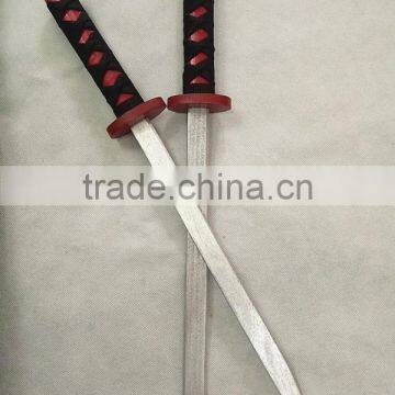 Wholesale Handmade Cosplay Children Red Wooden Long Katana Sword for Sale photo-5