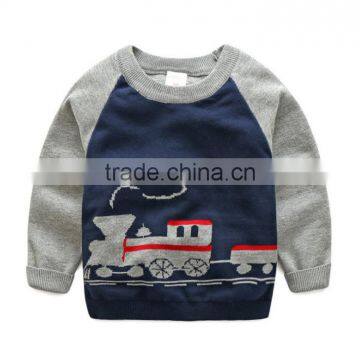 New Arrival Baby Boy Sweater Designs Long Sleeve Pullover for 2-7 Years photo-2