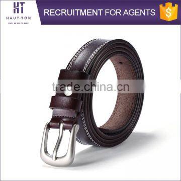HAUTTON Brand Fashion Casual Ladies Alloy Pin Buckle Waist Belts Hot Sale Woman Genuine Split Cow Leather Belt photo-3