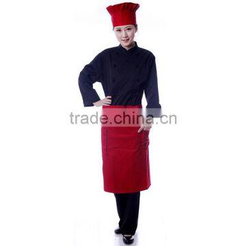 OEM Stander Collar White / Black Unisex Classic Chef Coat photo-6
