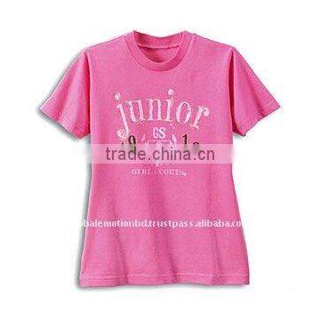 2011 Fashion Cute design printed children cotton t-shirt