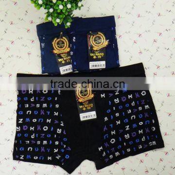 Cute Printed Letters Men Underwear Boyshort Wholesale Bamboo Fiber Men Boxer Briefs Boyshort photo-2