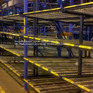 1500 - 8000mm Steel Carton Flow Rack Pick Systems For Warehouse