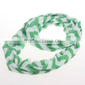 Top Quality Fashion New Design Hijab Infinity Chevron Knitted Silk Scarf photo-4