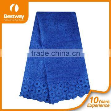 Bestwaytex CP0072 In Green Color Guipure Embroidery Lace Fabric For Wedding photo-3