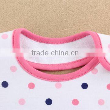 2015 Summer Design Embroidery Newborn Baby Waterproof Bibs Cotton Directly From Kids Clothes Supplier photo-2