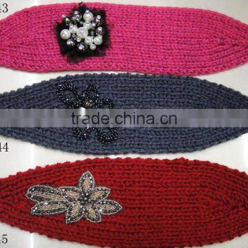 Fashion Hot Popular Acrylic Jewelry Crochet Headband for Winter photo-2