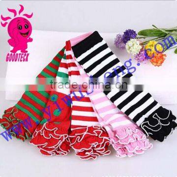 Wholesale New Arrival Cotton Stripe Leg Warmer Baby Leggings Chevron Leg Warmers Girls Electric Leg Warmer