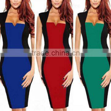 Z4009 Europe dress temperament pencil women dress