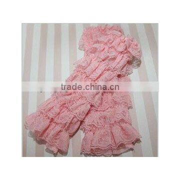 Sweet fashion Light Pink Lace Ruffle Leg Warmers Girls, Infant, Toddler