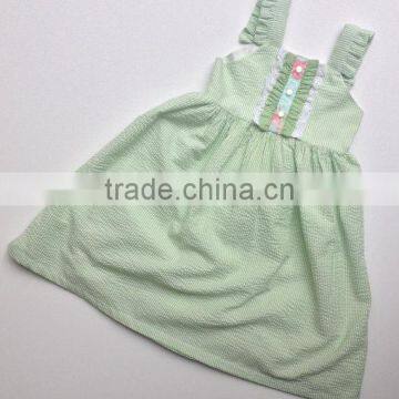 Baby Cotton Frocks Designs Dress Girls Floral Patterns Vintage Ruffle Sleeve Casual Dresses photo-3