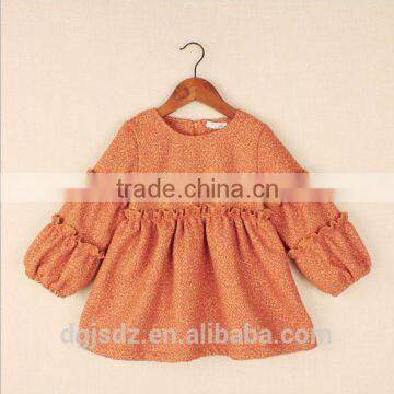 Pure Color Mosaic Dress Kids Girls Frozen Chic Dreses Woolen Dresses for Fashion Girls photo-3