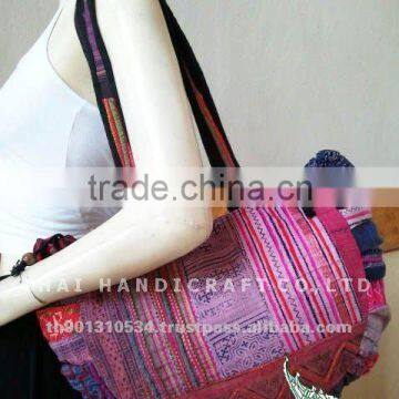 Thai Embroidered HMONG Hill Tribe Tote Hand Bag