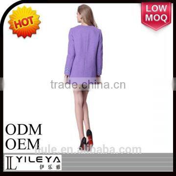 2015 New Korean Style Fashion Woolen Winter Design Lady Coat photo-5
